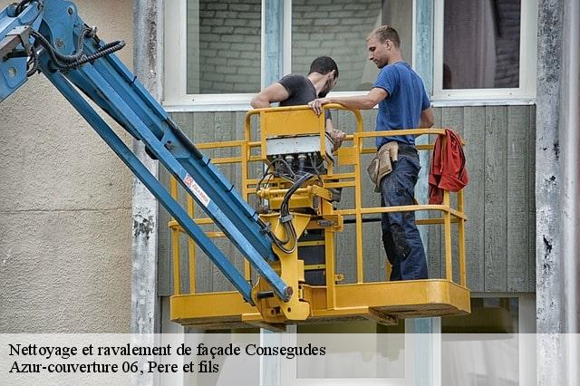 Nettoyage et ravalement de façade  consegudes-06510 Dumas Toiture